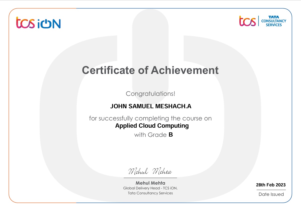 Certificate 2