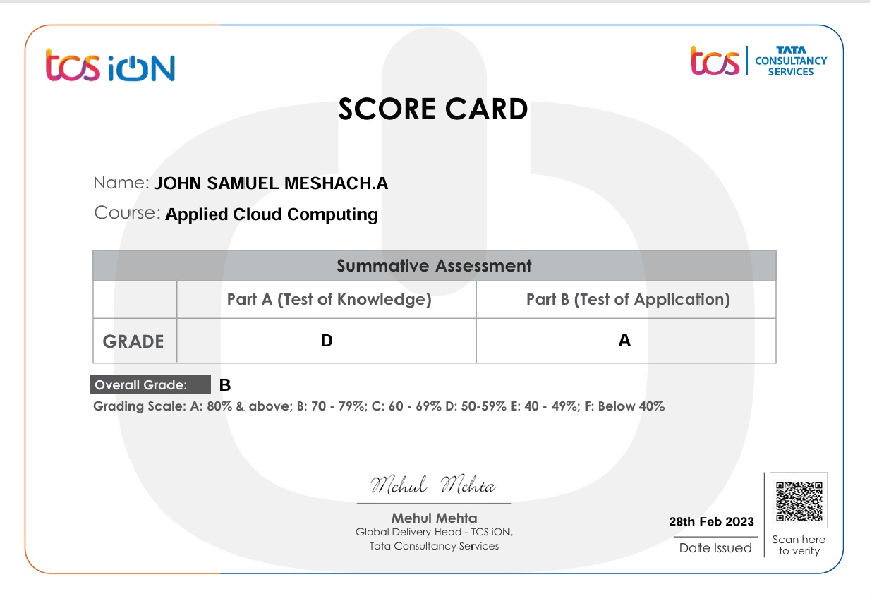 Certificate 3